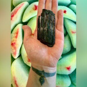 Raw, Rough, Black Tourmaline (Sleep, Healing, EMF Protection)